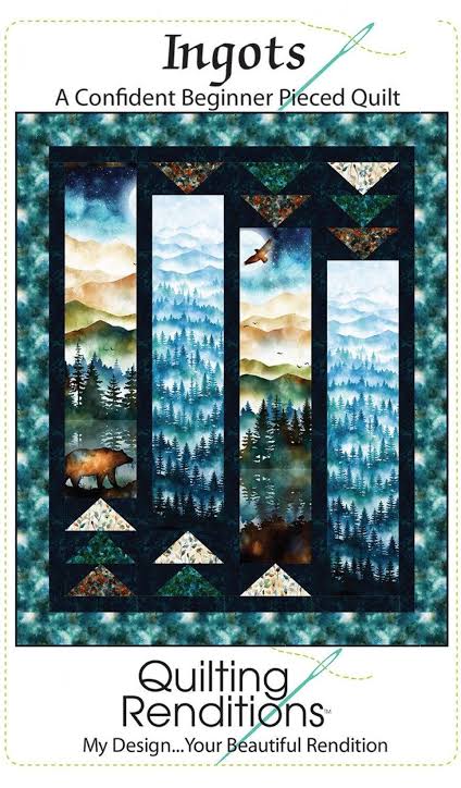 Ingots - 55x56-72 quilt - by Quilting Renditions