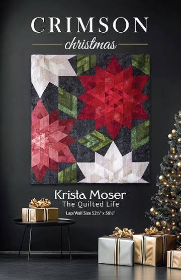 Crimson Christmas  - 52x56 - Krista Moser- The Quilted Life