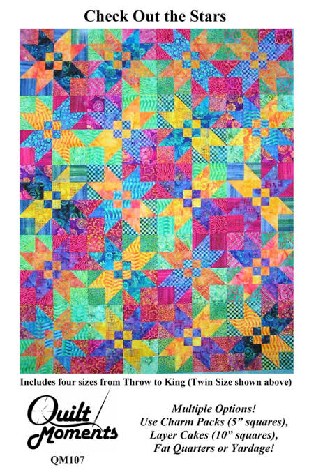 Check out the Stars - 4 sizes - by Quilt Moments QM107