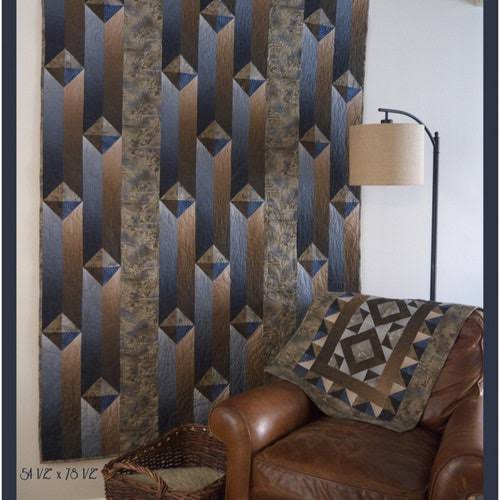 Gentlemen's Agreement by KariCarr - 54x78 quilt - New Leaf Stitches