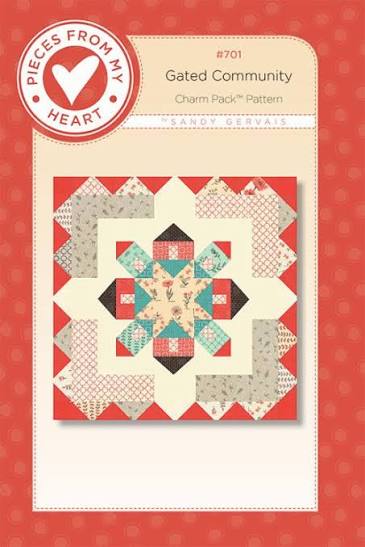 Gated Community - 26x26 charm pack pattern #701 by Sandy Gervais