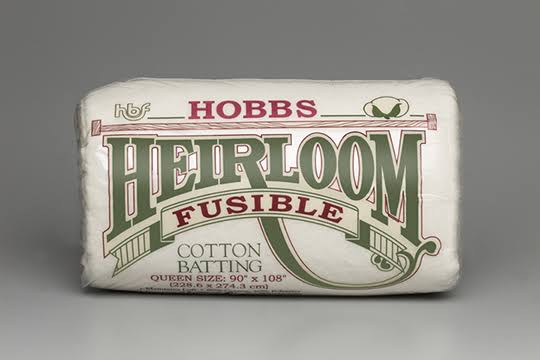 Hobbs Heirloom fusible cotton batting - natural - crib - 45 x 60 -