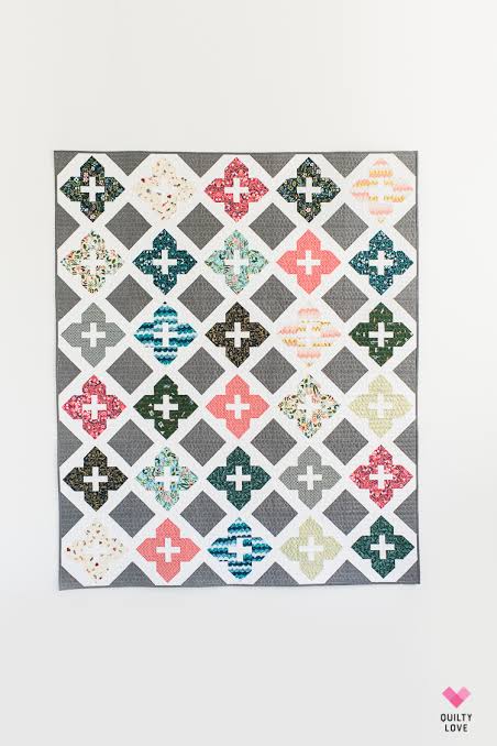 Stained Glass Window -multisized quilt - by Quilty Love - Emily Dennis