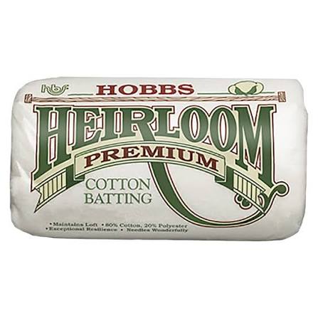 Hobbs Heirloom Cotton Batting 80/20 - crib size 45 X 60