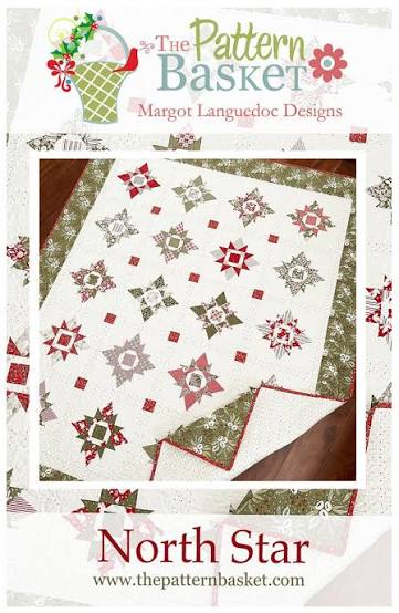 North Star - quilt 60 x 72-The Pattern Basket TPB2110