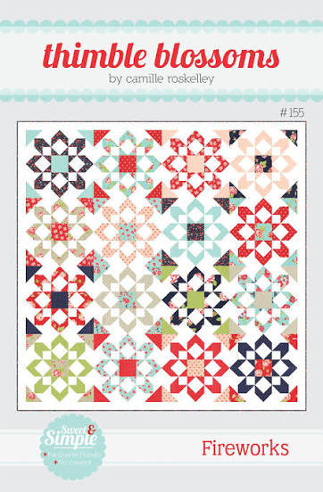 Fireworks Quilt Pattern #155 - Thimble Blossoms by Camille Roskelley-Finished