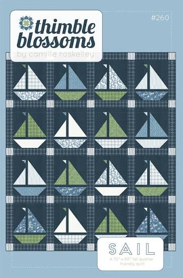 Sail - 70 x 80 quilt - Thimble Blossoms -  by Camille Roskelley - TBL260