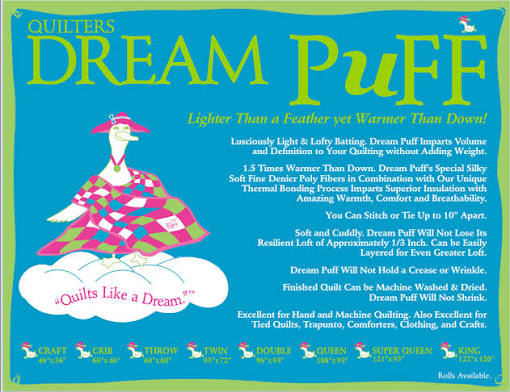 Quilters Dream Puff - Queen - 108 x 93 - poly fibers