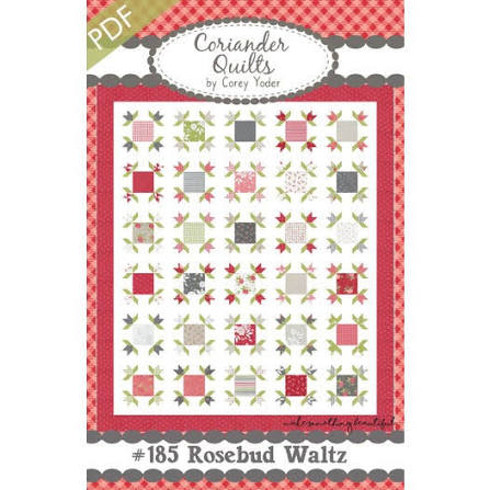 Coriander Quilts - Rosebud Waltz - 70 x 82 - CQ185