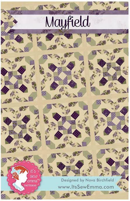 Mayfield - Tablerunner 21.5x54.5 Lap 54.5x71 & Queen 91.5 x 91.5 Designe
