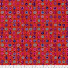 Whirligig - Tomato - Fall 2017 - Kaffe Fassett Collective