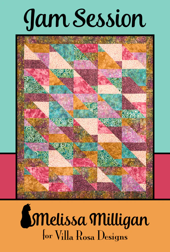 Jam Session - 51 x 60 - by Melissa Milligan for Villa Rosa Designs