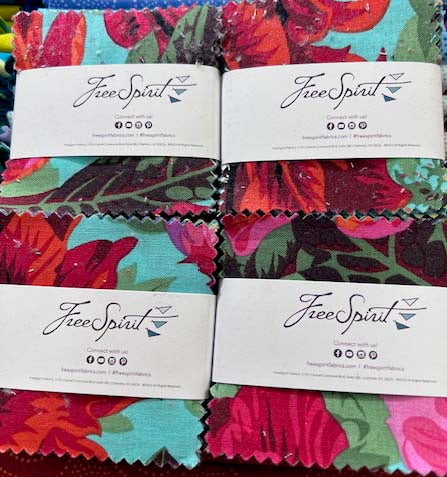 Kaffe Fassett Collective - Mini Charms - Saturday Stash - 42 2.5" squares