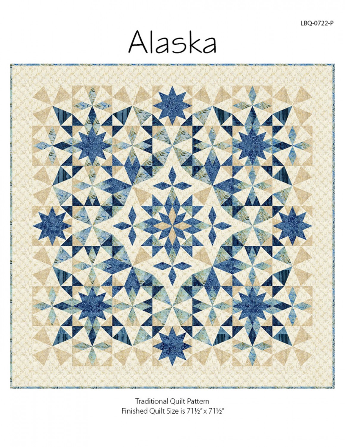 Alaska - 71.5x71.5 -pattern by Laundry Basket Quilts