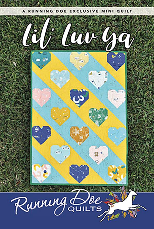 Lil' Luv Ya - 20 x 28 inches by Running Doe Quilts for Villa Rosa Designs