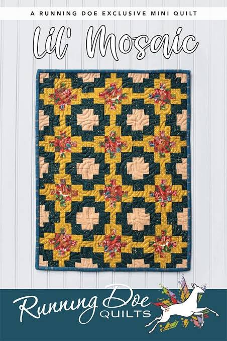 Lil' Mosaic - 13.5 x 18 - by Running Doe Quilts for Villa Rosa Designs