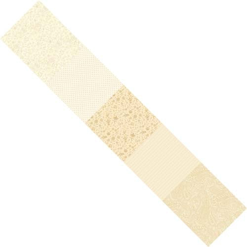 Kathleen's Story - Strip-It 1- Cream - 5 lengthwise cream prints