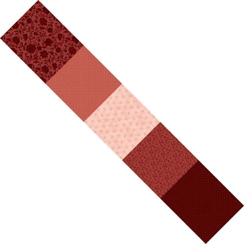 Kathleen's Story - Strip-It 6- Red - 5 lengthwise red prints