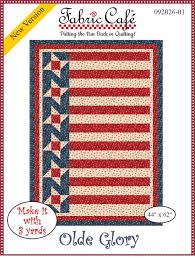 Fabric Cafe - Olde Glory - 3 yard quilt with flag design