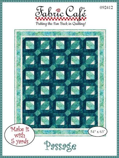 Fabric Cafe - Passage - 54 x 63 - 5 yard quilt