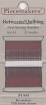 Piecemakers Between/Quilting Needles size 10 12-B10