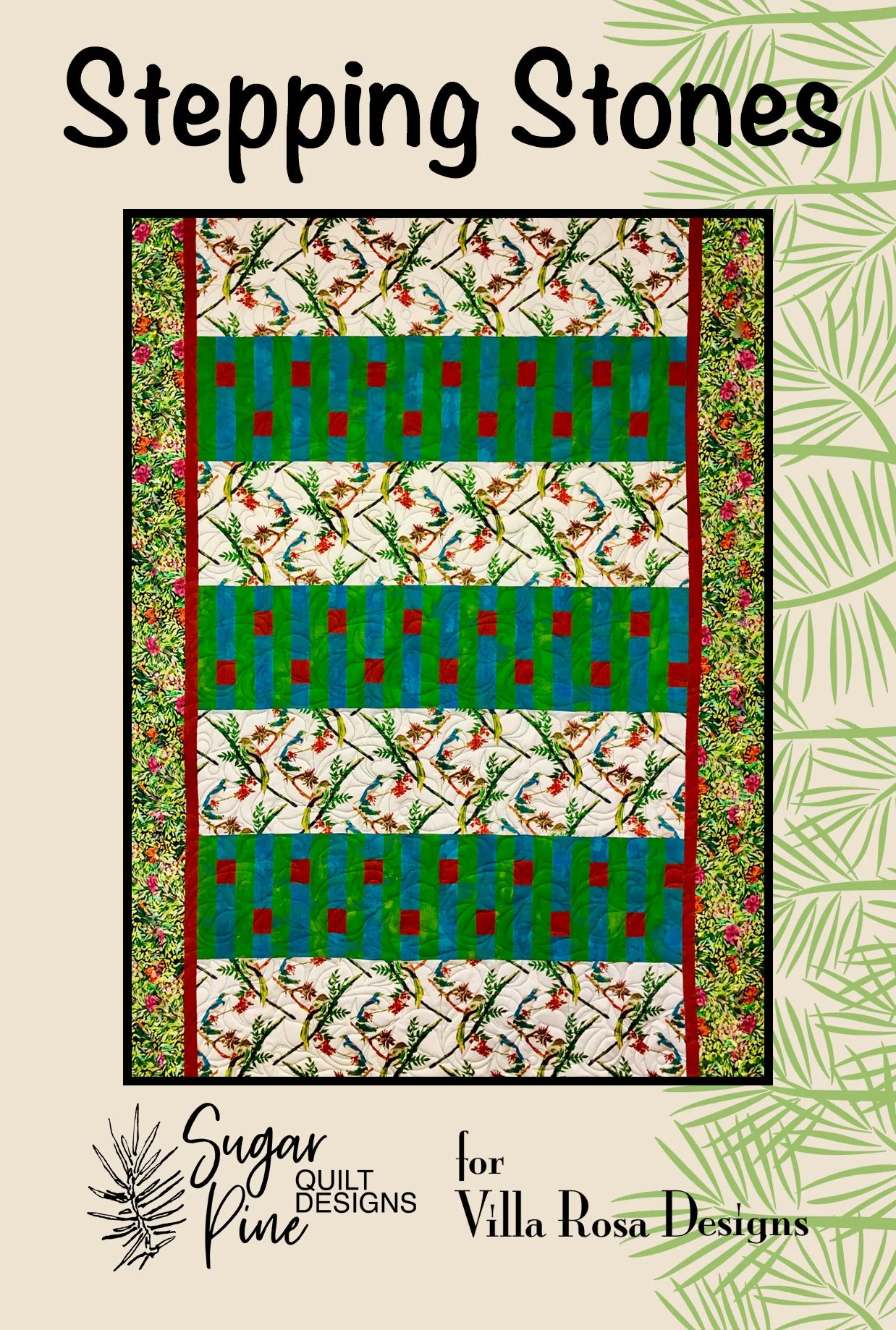 Stepping Stones - 52 x 70 by Sugar Pine Quilt Designs For Villa Rosa Designs