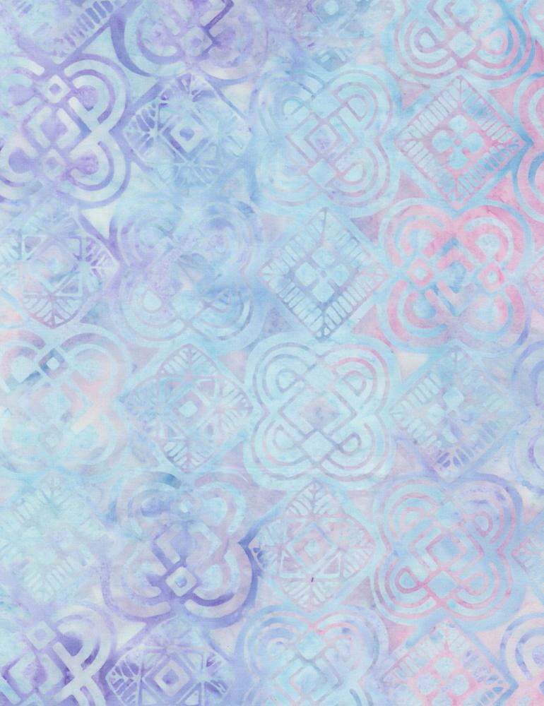 Tonga Fantasy - Mediterranean- Lilac, tile design by Wing and a Prayer Designs