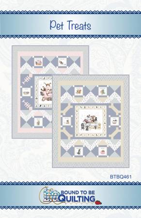 Pet Treats - 57 x 69  - uses panel by Bound to be Quilting - BTBQ461