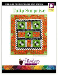 Tulip Surprise - Plum Easy Patterns by Deborah Miller