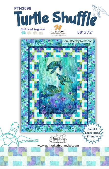 Turtle Shuffle Quilt Kit  - 58 x 72