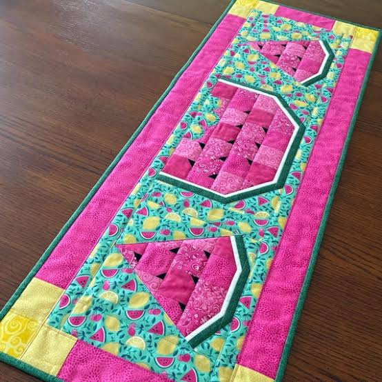 Watermelon Patch Table Runner- 14 x 38