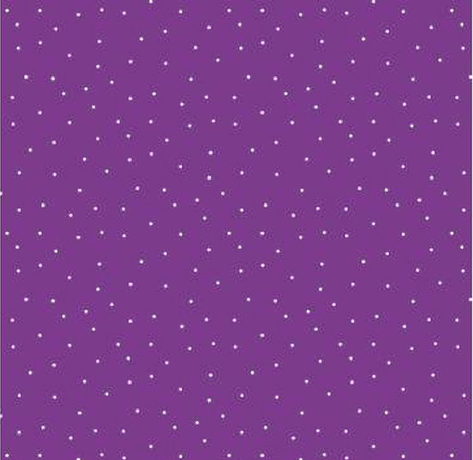Essentials Pindots -White dots on amethyst