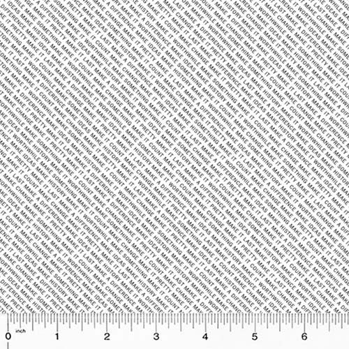 Breaking News - Manifesto - White - small diagonal black print on white